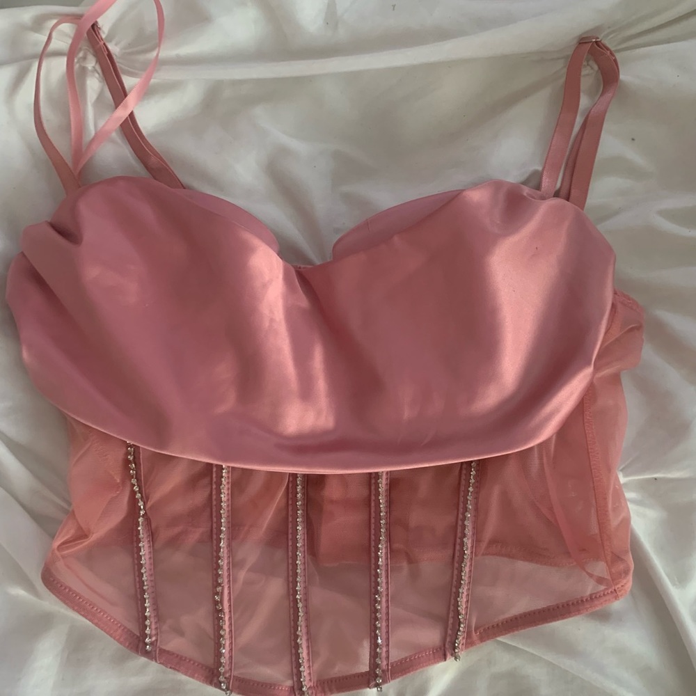 Size small pink corset top!